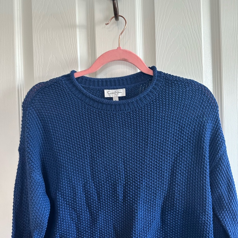 New with tags blue knit sweater